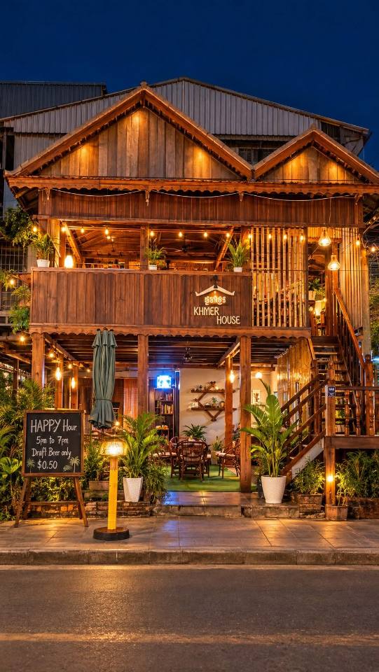 Khmer House, Restaurant in Old Town, Kampot